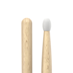 ProMark Classic Attack 747B Shira Kashi Oak Drumstick, Oval Nylon Tip