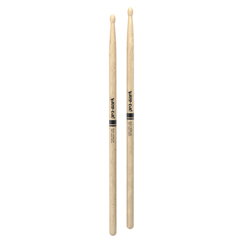 ProMark Classic Attack 747B Shira Kashi Oak Drumstick, Oval Wood Tip