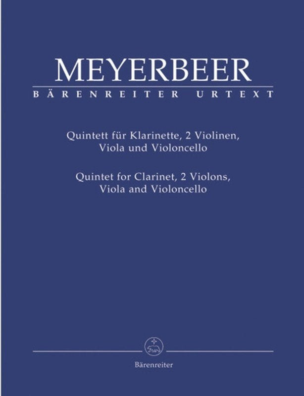 Quintet for Clarinet and String Quartet Sc/Pts