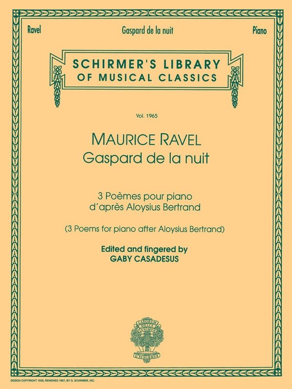 Ravel - Gaspard De La Nuit for Piano