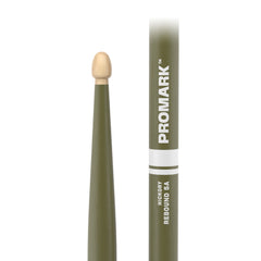 ProMark Rebound 5A Painted Green Hickory Drumstick, Acorn Wood Tip