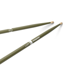 ProMark Rebound 5A Painted Green Hickory Drumstick, Acorn Wood Tip