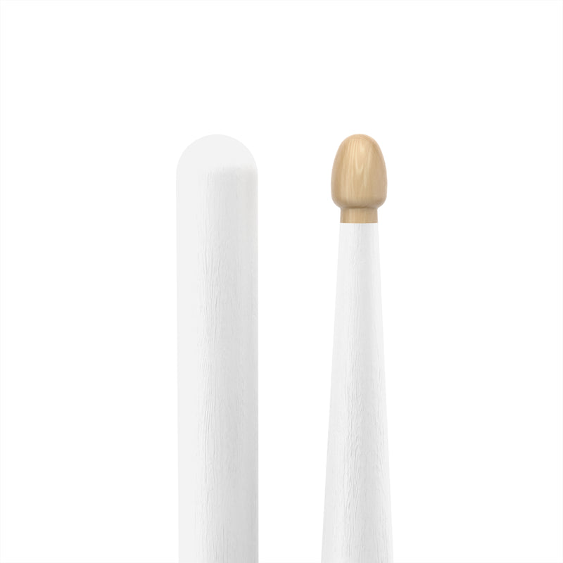 ProMark Rebound 5A Painted White Hickory Drumstick, Acorn Wood Tip
