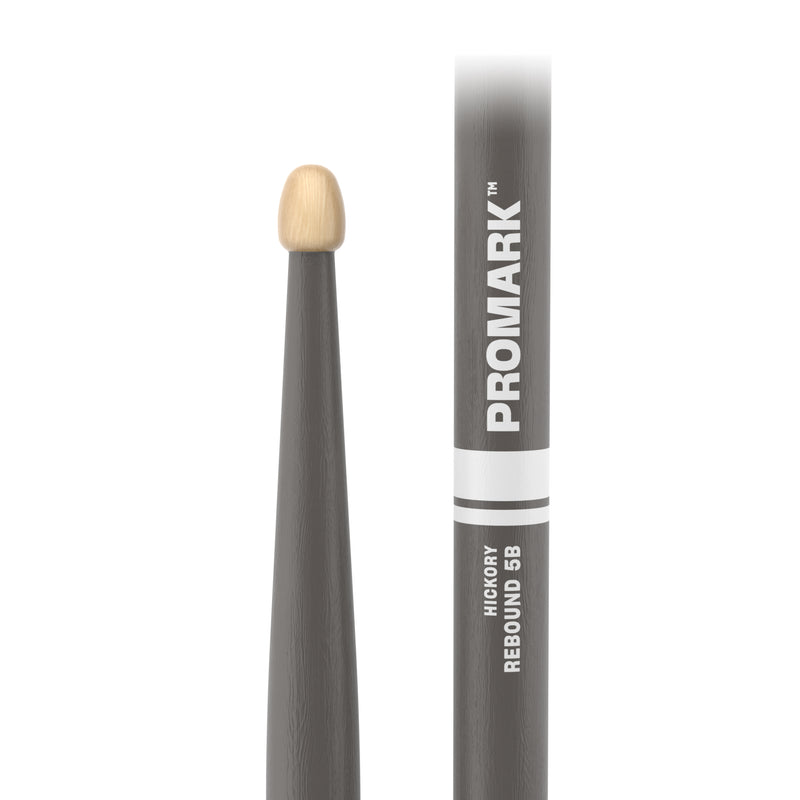 ProMark Rebound 5B Painted Gray Hickory Drumstick, Acorn Wood Tip