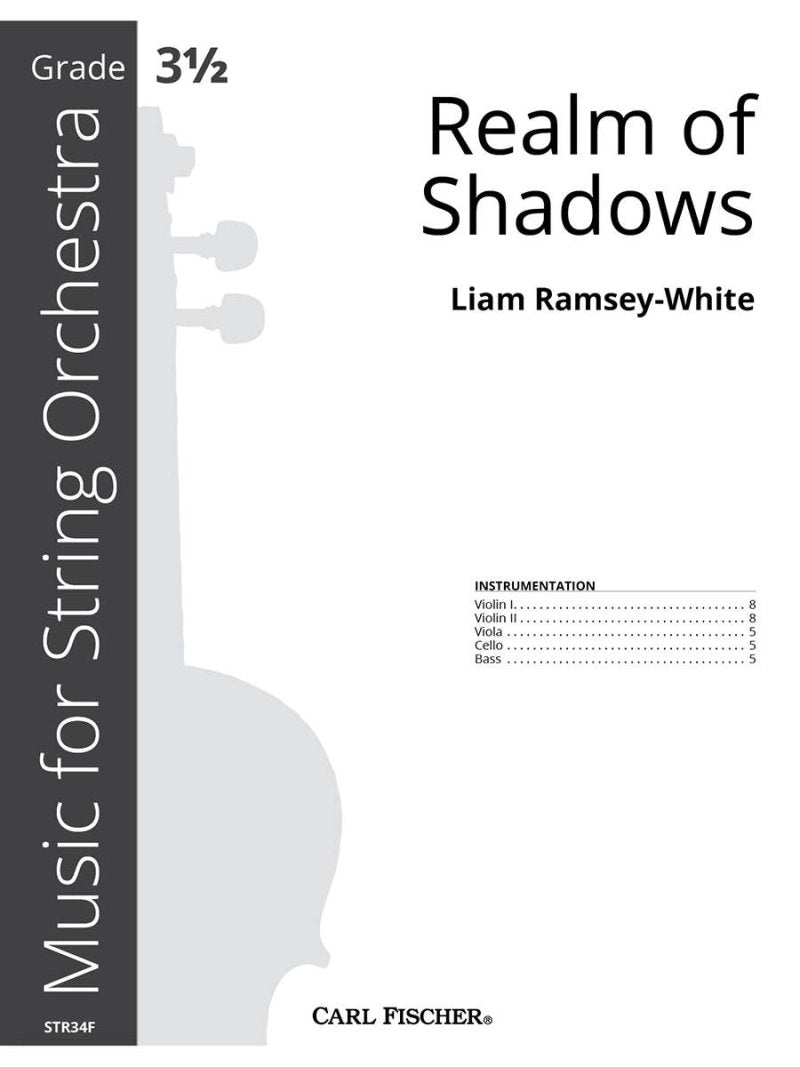 Realm of Shadows for String Orchestra So3.5 Score
