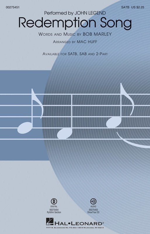 Redemption Song SATB