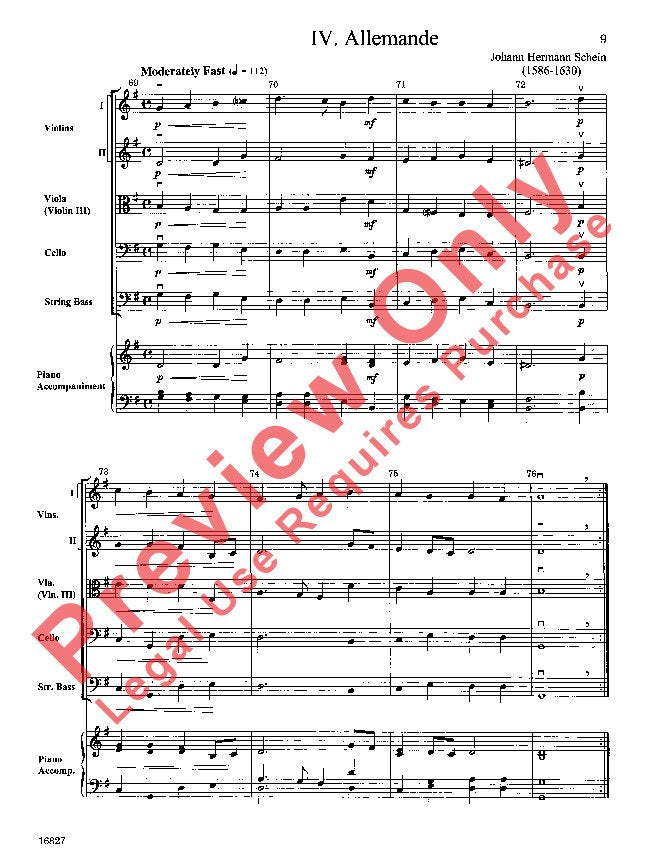 Renaissance Suite for String Orchestra So2 Full Score