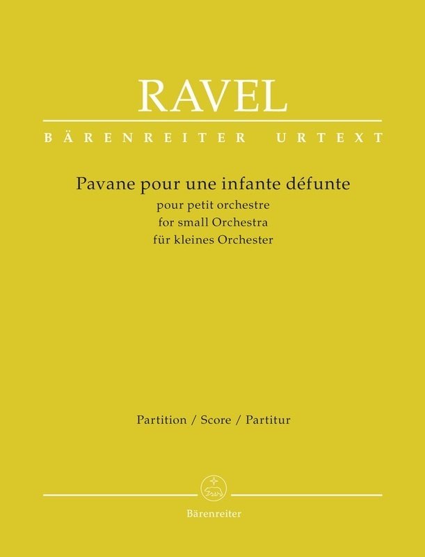 Reval - Pavane for A Dead Princess Full Score