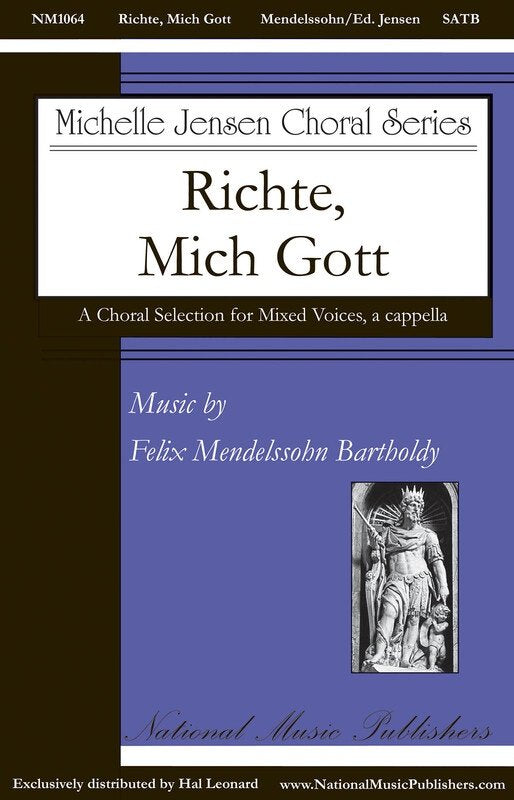 Richte Mich Gott SATB