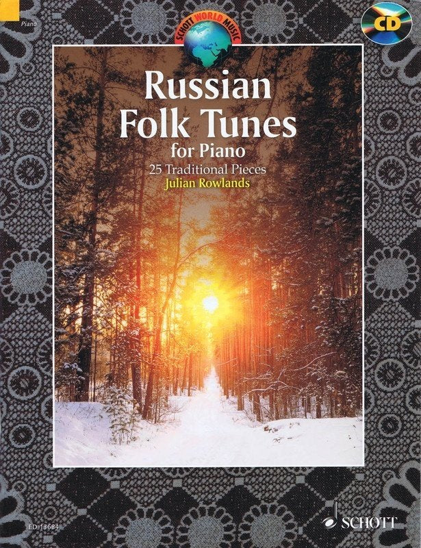 Russian Folk Tunes for Piano Bk/Cd