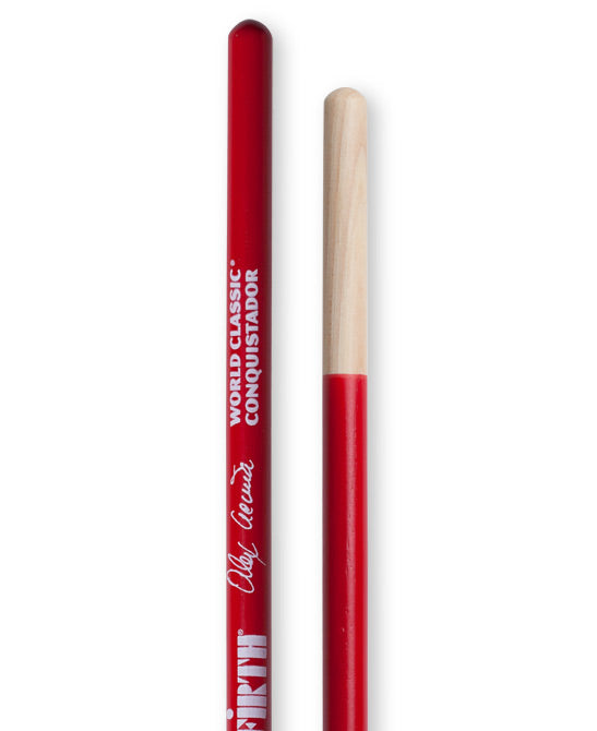 Vic Firth World Classic® -- Alex Acuña Conquistador (red) timbale