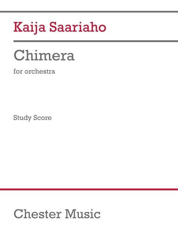Saariaho - Chimera for Orchestra Study Score