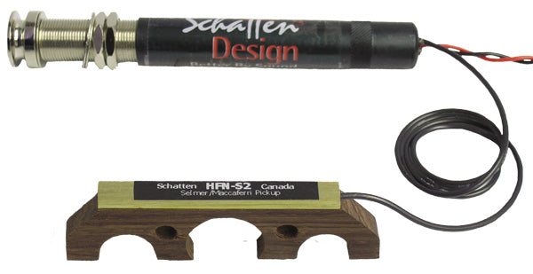Schatten Design Schatten Hfn S2 Maccaferri Active Artist Pu w/preamp + 2 Volume Controls