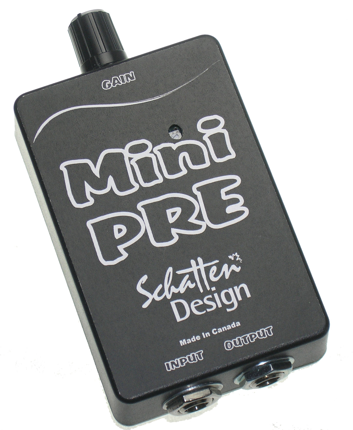 Schatten Design Schatten Miniature Acoustic Instrument Preamp with Volume control and belt clipable