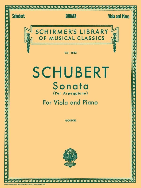 Schubert - Arpeggione Sonata for Viola/Piano