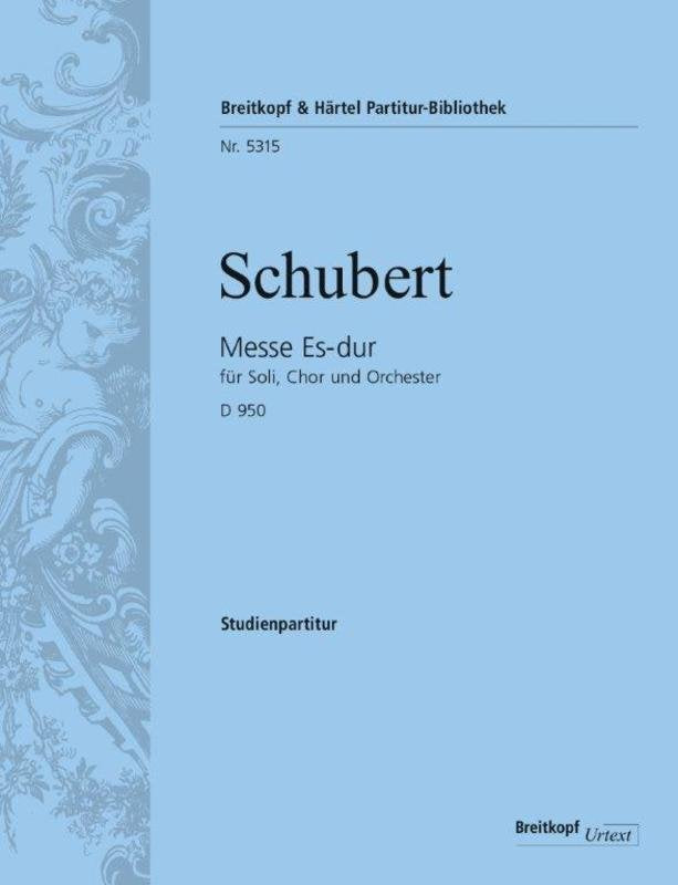 Schubert - Mass E Flat Maj D 950 Study Score