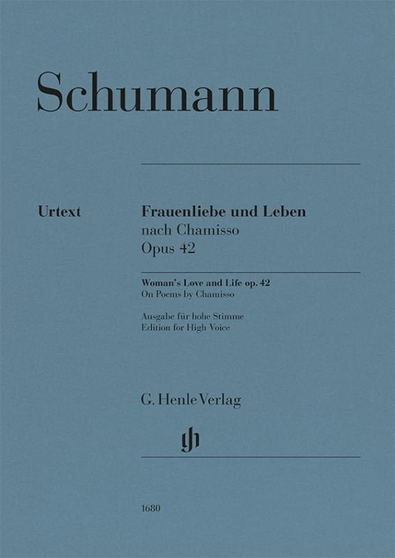 Schumann - Womans Love and Life Op 42 for High Voice/Piano