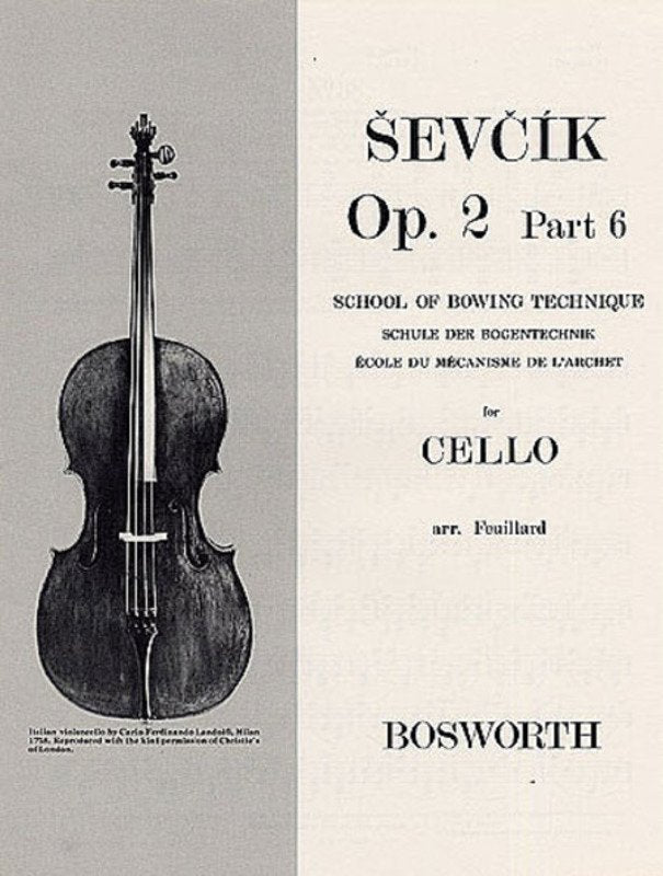 Sevcik Cello Studies Op 2 Pt 6