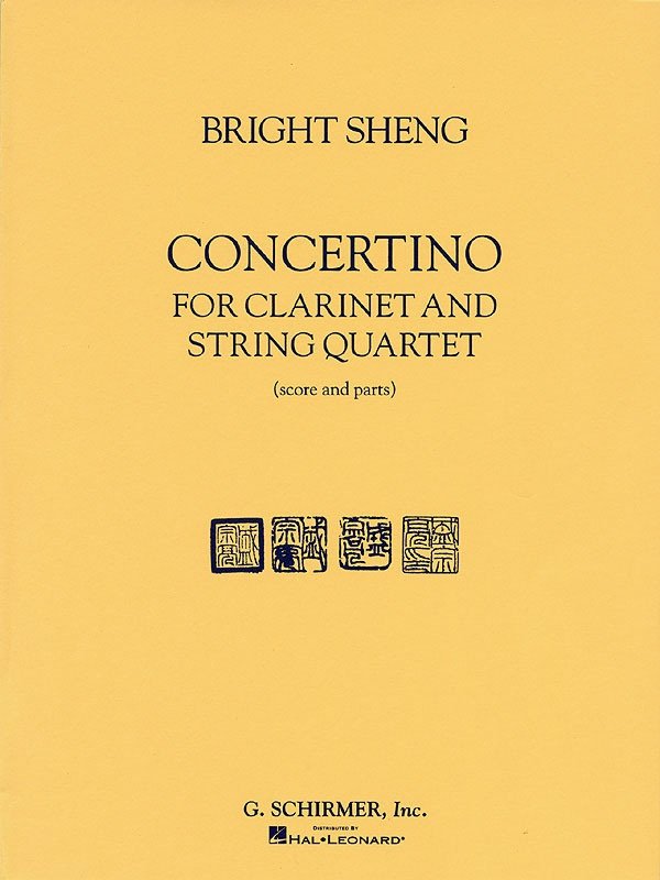 Sheng - Concertino for Clarinet/String Quartet Sc/Pts