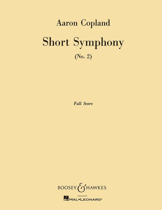 Short Symphony No2 Sc