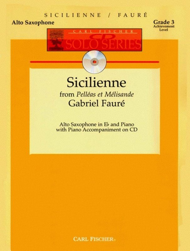 Sicilienne Alto Sax /Pno Bk/Cd