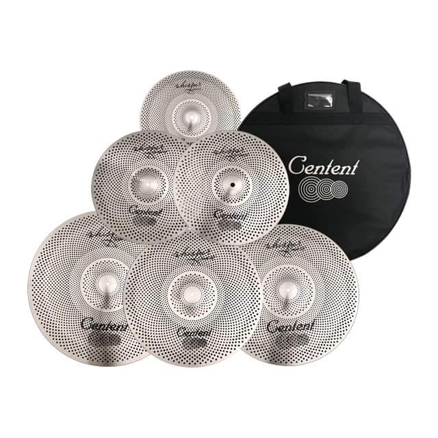 Centent Silver Whisper Series Low Volume Cymbal Pack