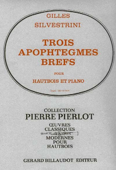 Silvestrini - Trois Apophtegmes Brefs Oboe/Piano