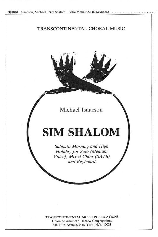 Sim Shalom (Prayer for Peace) SATB (Pod)