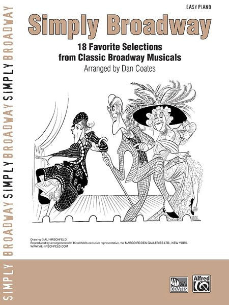 Simply Broadway Easy Piano Arr Coates