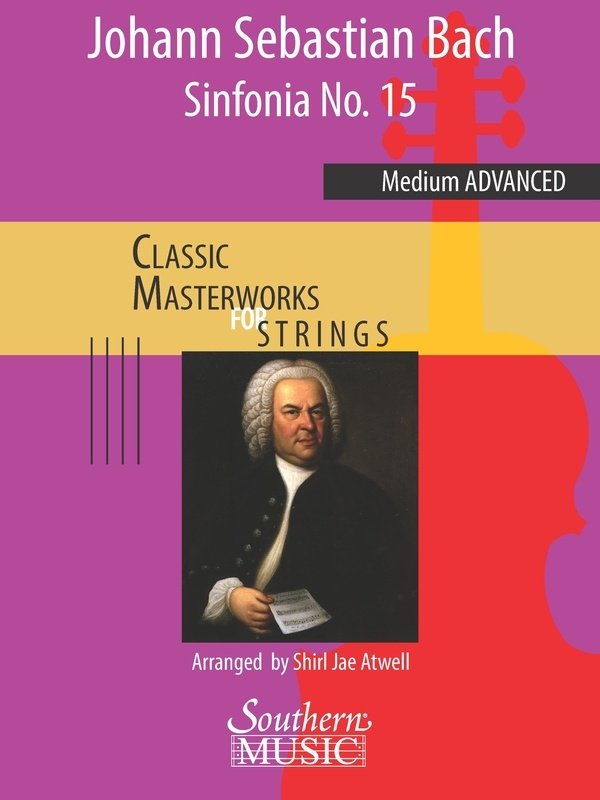 Sinfonia No 15 Med/Adv String Orchestra Sc/Pts