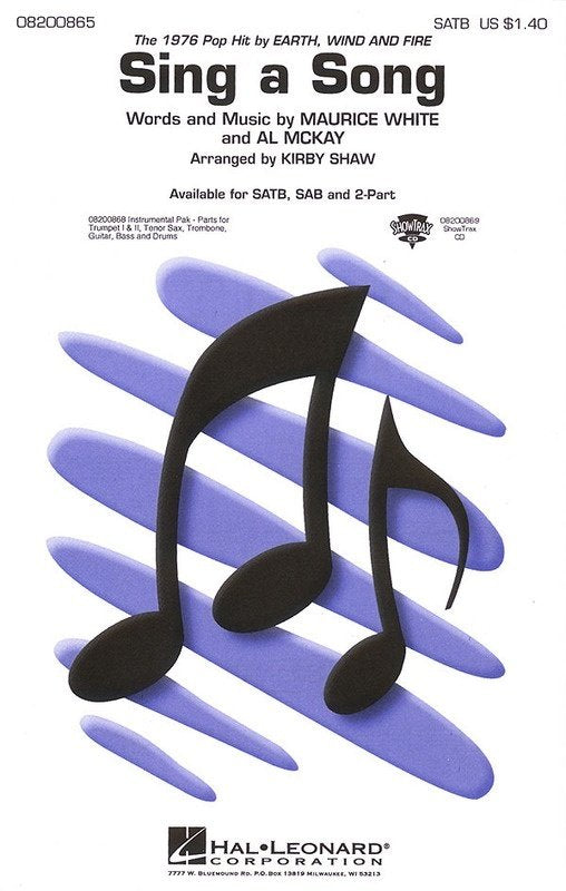 Sing A Song Shtx CD