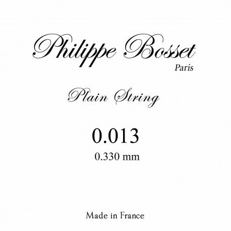 Philippe Bosset Single Acoustic Phosphor Bronze Plain String .013 P