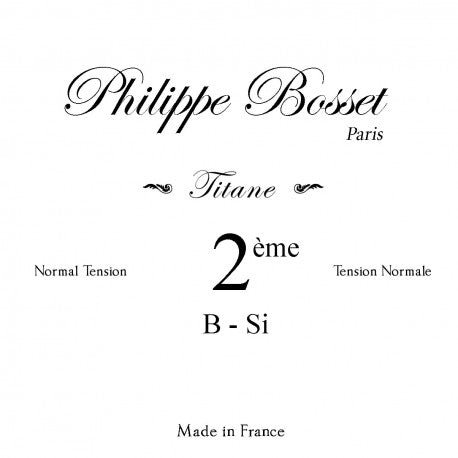 Philippe Bosset Normal Tension Single String Titanium Si 2 (B)