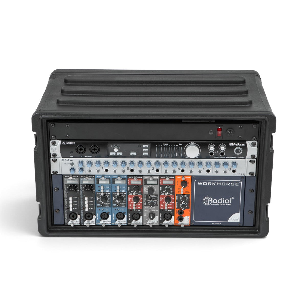 SKB 1SKB-R6S 6U Shallow Roto Rack with Steel rails (front/back), 10.5