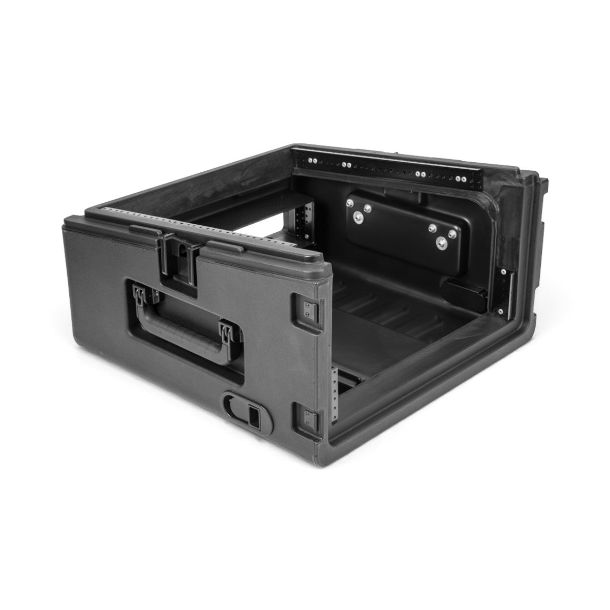 SKB 1SKB-R102W Rolling Compact Rig: 10U Top Rack, 2U Front Rack, Steel Rails, Hard top, L/R Access doors
