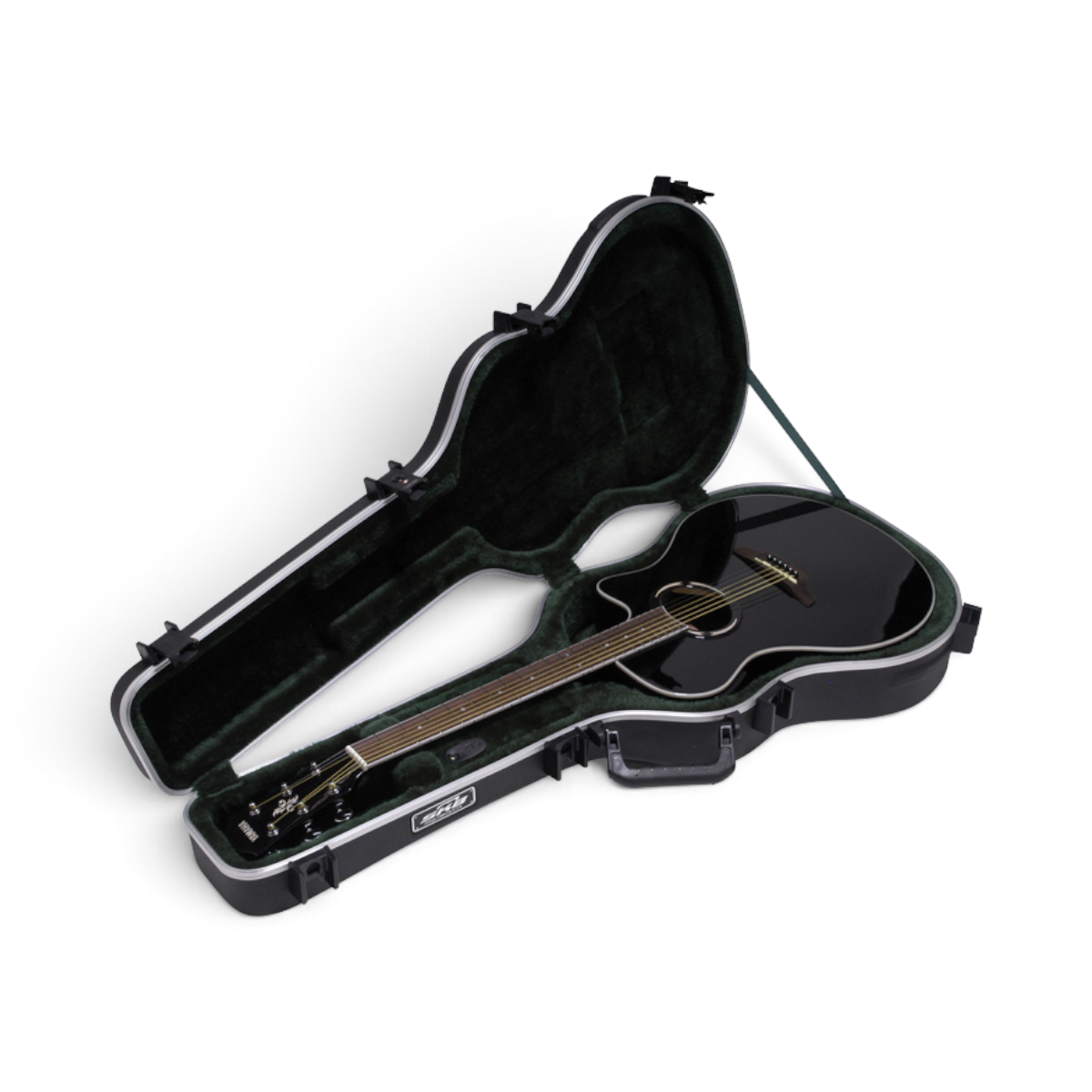 SKB 1SKB-30 Thin-line Acoustic-Electric/Classic Shaped Hardshell - TSA Latch, Over-Molded Handle