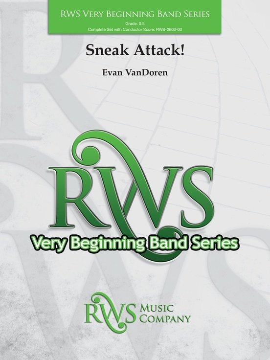 Sneak Attack for Concert Band Cb0.5 Sc/Pts