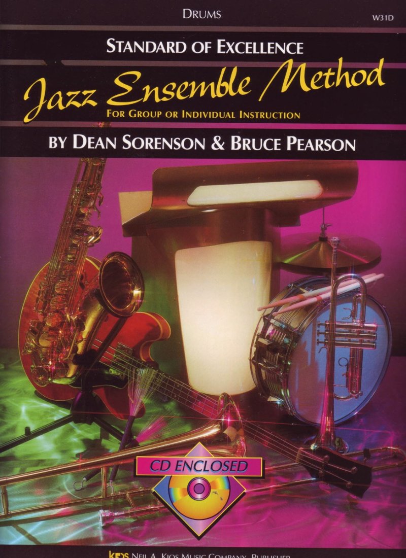 Soe Jazz Ensemble Method Drums Bk/Cd