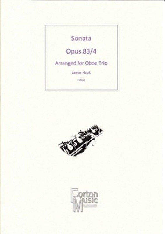 Sonata Op 83/4 Oboe Trio