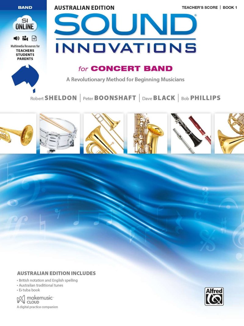 Sound Innovations Aust Conductor Concert Band Book 1