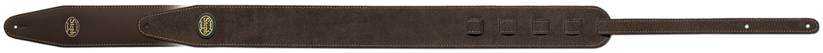 Steph Accessories Cow split leather on one side Strap, suede on the other side, Steph logo on both sides - Brown/Brown