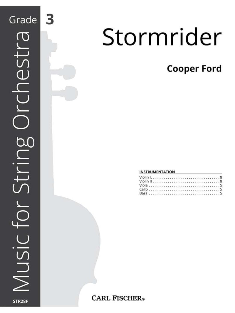 Stormrider for String Orchestra So3 Score