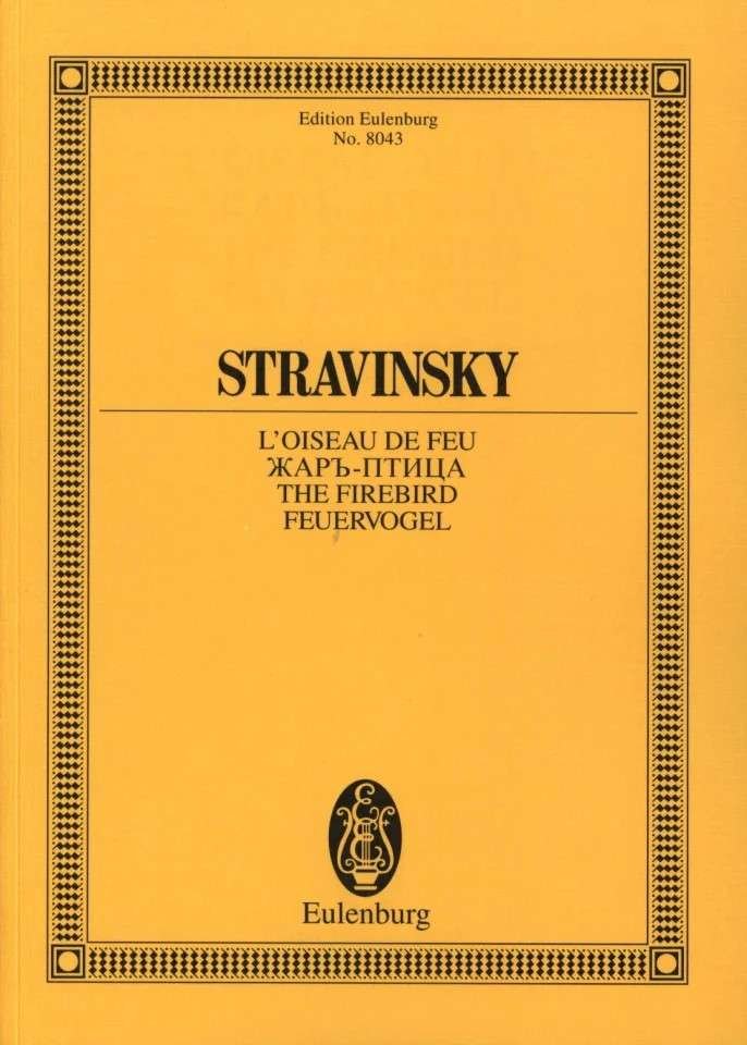 Stravinsky - Firebird Study Score Urtext