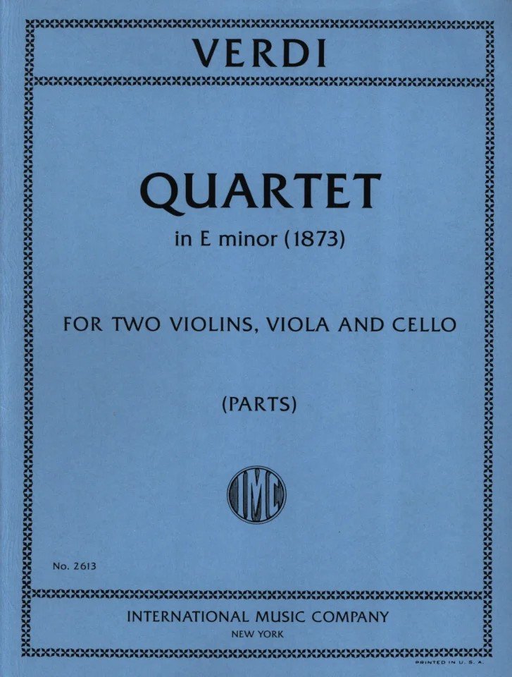 String Quartet E Min