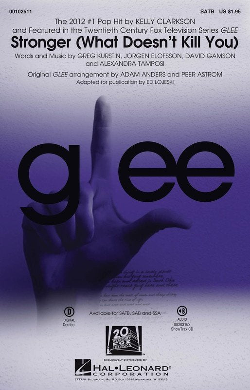 Stronger (What Doesnt Kill You) from Glee SAB
