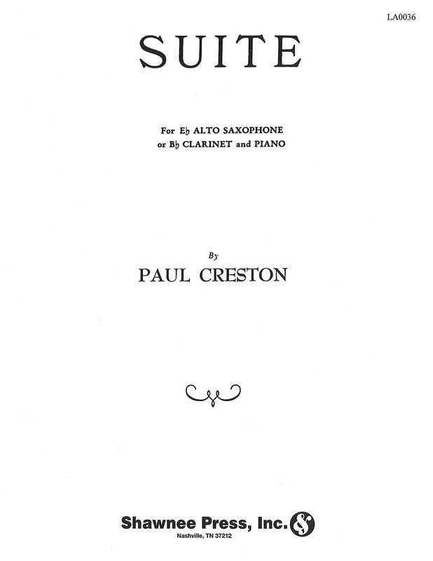 Suite for E Flat Saxophone