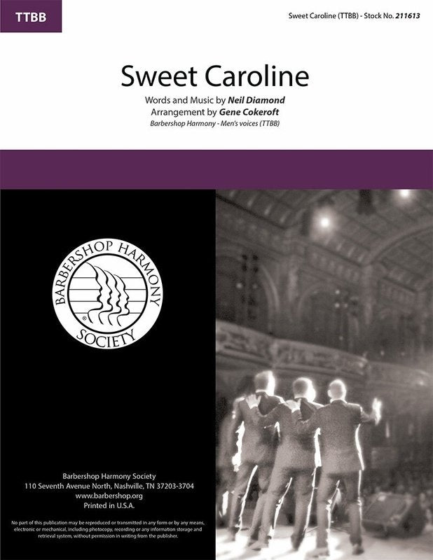 Sweet Caroline TTBB A Cappella
