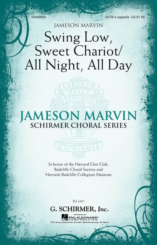 Swing Low Sweet Chariot/All Night All Day SATB A Cappella