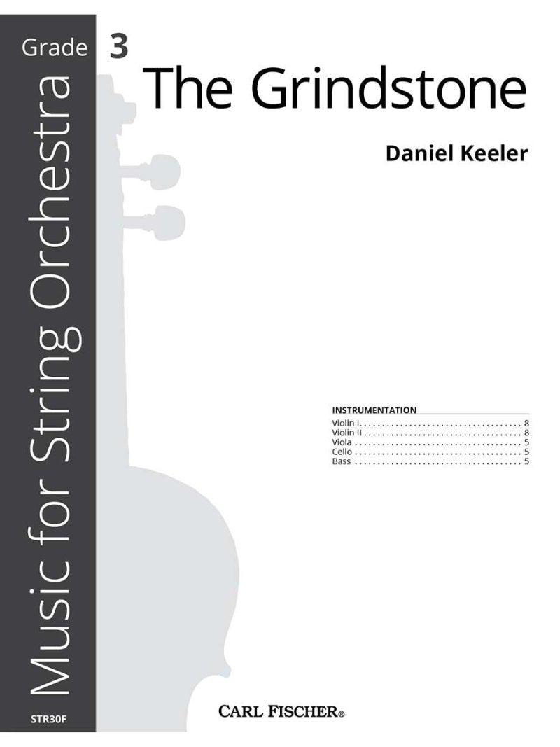 The Grindstone for String Orchestra So3 Score