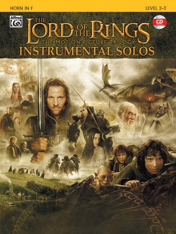 The Lord of the Rings Instrumental Solos for F Horn Bk/Ola